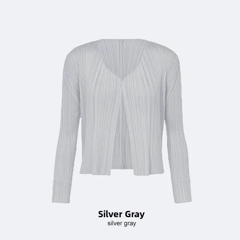 سترة نسائية من Qingbei مطوية رقيقة صيفية خارجية ملابس تكييف هواء واقية من الشمس معطف أورت سلي كوميت سلي