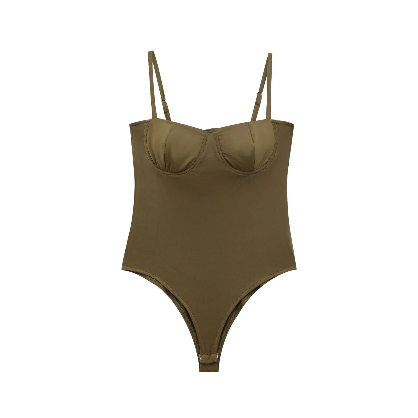 جمبسوت نسائي من DEEABAE بتصميم جديد مثير ضيق من أعلى الفخذ مع وسادة صدر