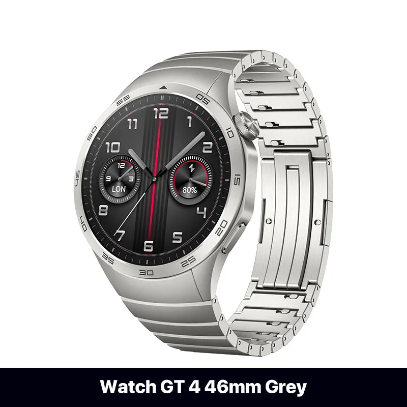 ساعة HUAWEI Watch GT 4/GT 5 الذكية، عمر بطارية يصل إلى 14 يومًا، تتبع الصحة، متوافقة مع أنظمة iOS وAndroid