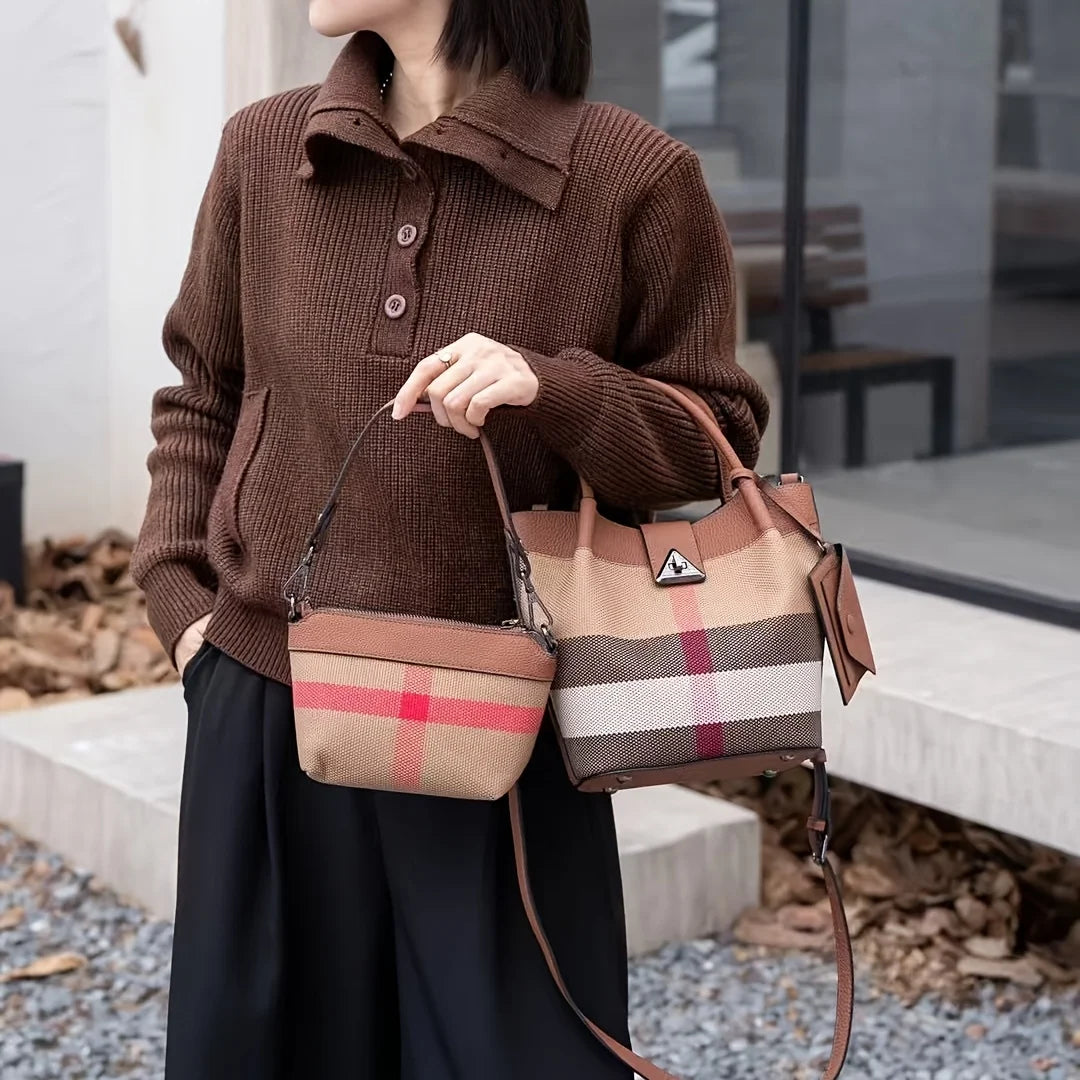 حقيبة توت للنساء من الجلد الطبيعي وحقائب كتف من القماش وحقائب هوبو أنيقة وحقائب يد كبيرة بحزام كتف قابل للتعديل