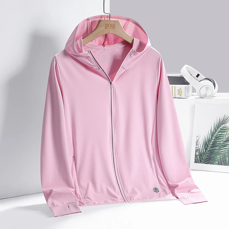 ملابس واقية من الشمس للرجال والنساء، سترات صيفية جديدة رقيقة للخارج، قابلة للتنفس، مقاومة للأشعة فوق البنفسجية، سريعة الجفاف