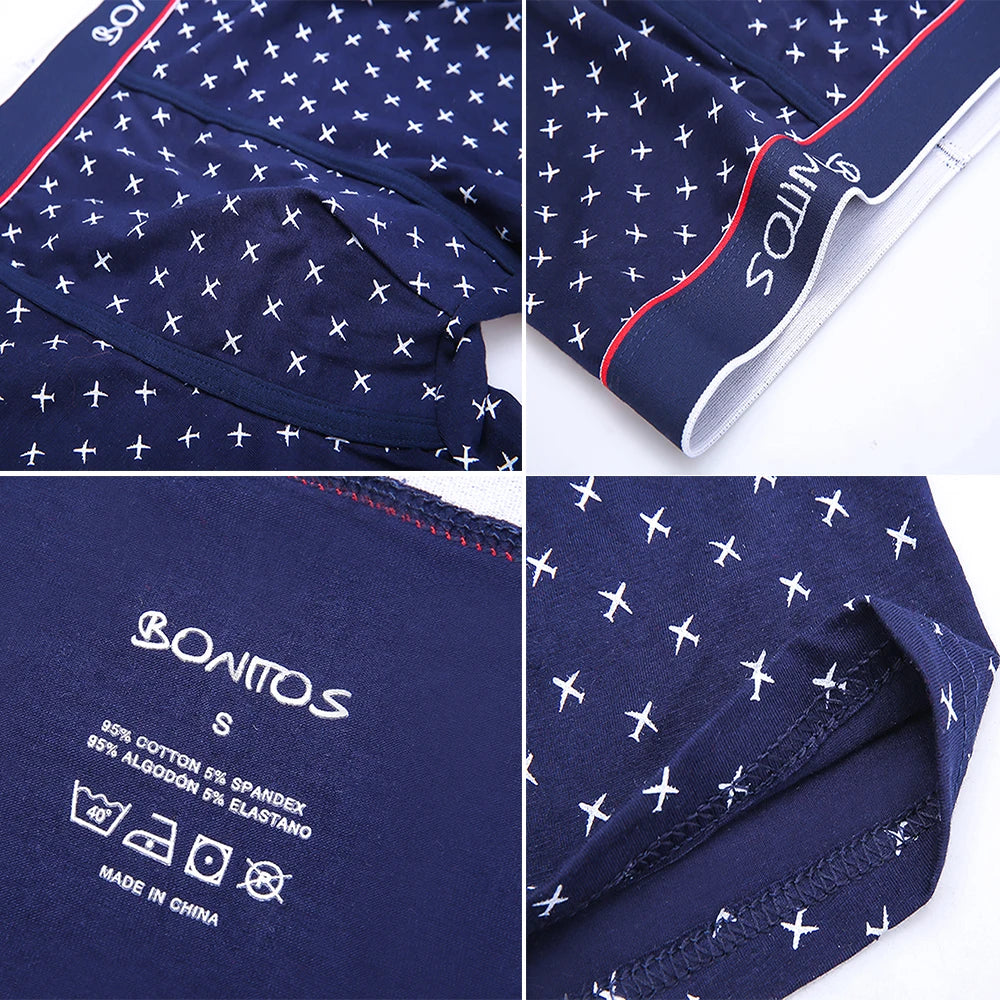 4 قطع بوكسر رجالي سراويل داخلية للرجال بوكسر ملابس داخلية للرجال قطن ذكر زوجين مثير مجموعة كاليكون لوت سوفت بوكس