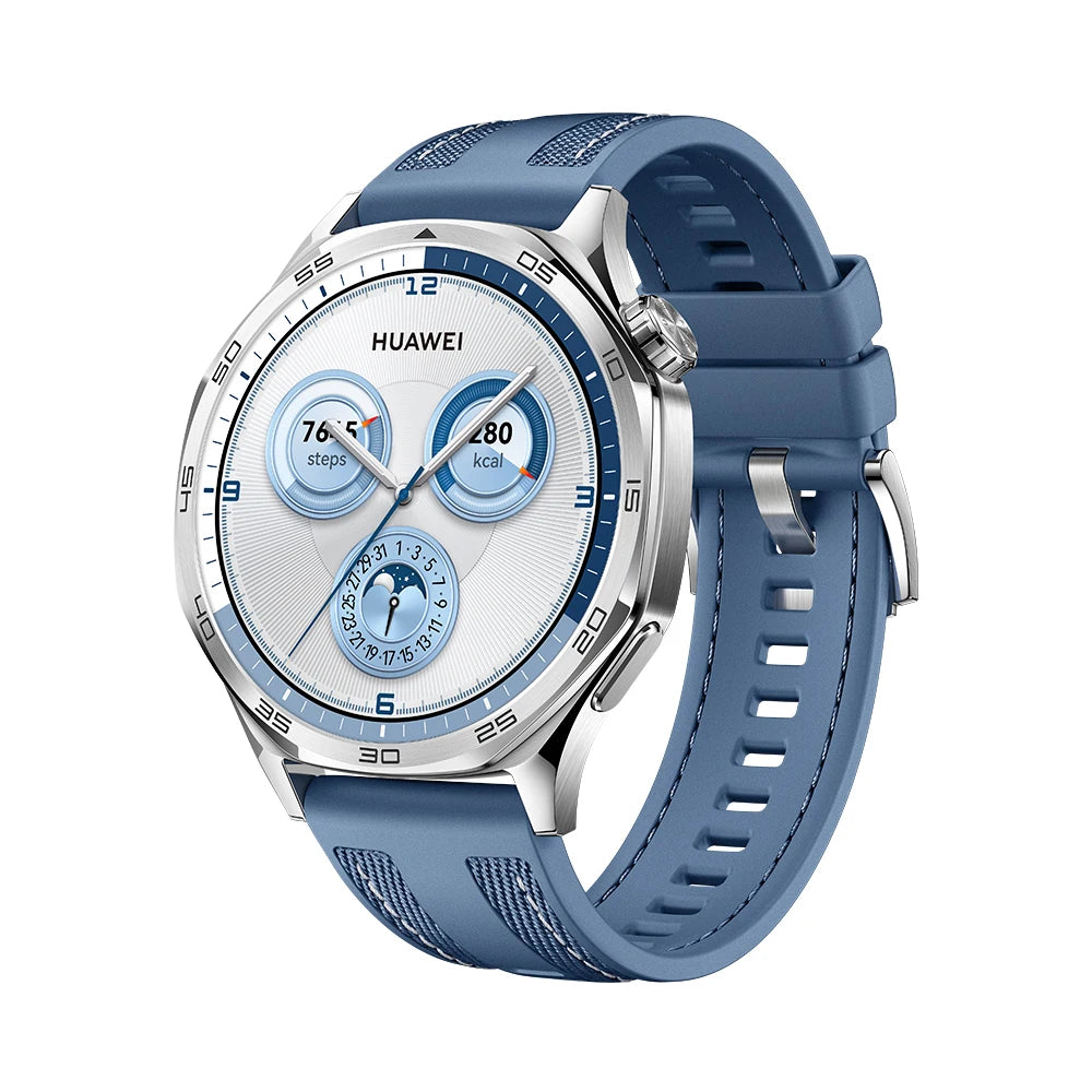 ساعة HUAWEI Watch GT 4/GT 5 الذكية، عمر بطارية يصل إلى 14 يومًا، تتبع الصحة، متوافقة مع أنظمة iOS وAndroid
