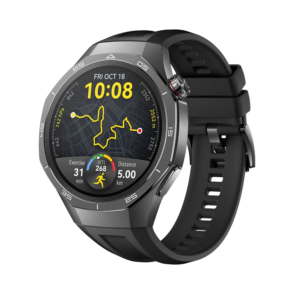 ساعة HUAWEI Watch GT 4/GT 5 الذكية، عمر بطارية يصل إلى 14 يومًا، تتبع الصحة، متوافقة مع أنظمة iOS وAndroid