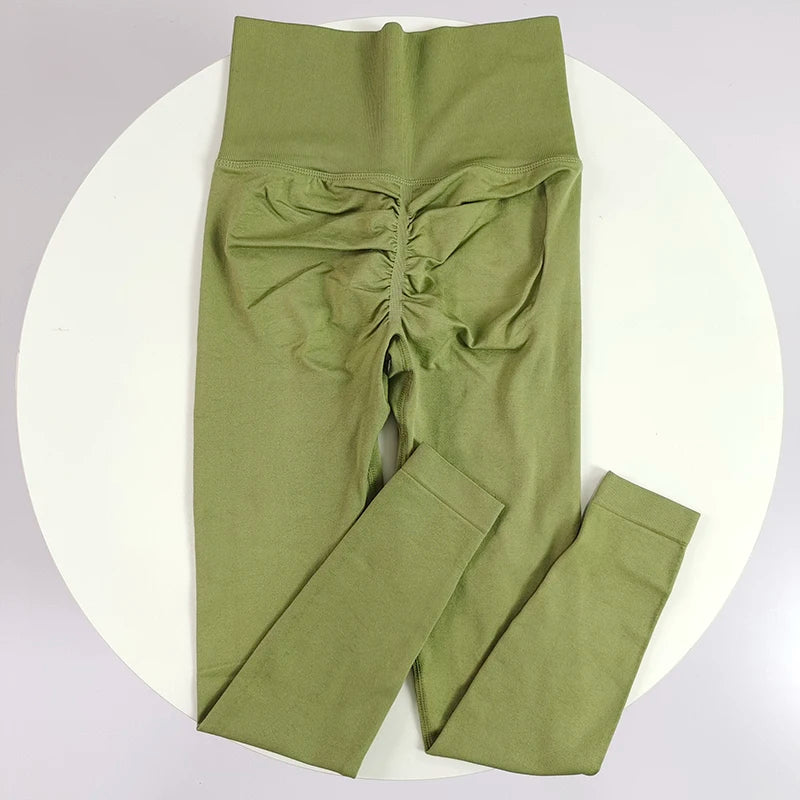 Seamless Yoga Leggings High Waist Push Up For Women Fitness