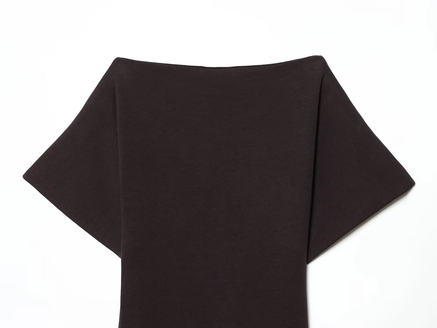 HH 2026 Women Summer Fashion Solid Midi Dress Side Zipper Pleated Woman Ship-type Short Sleeved Stitching Holiday Party Dress