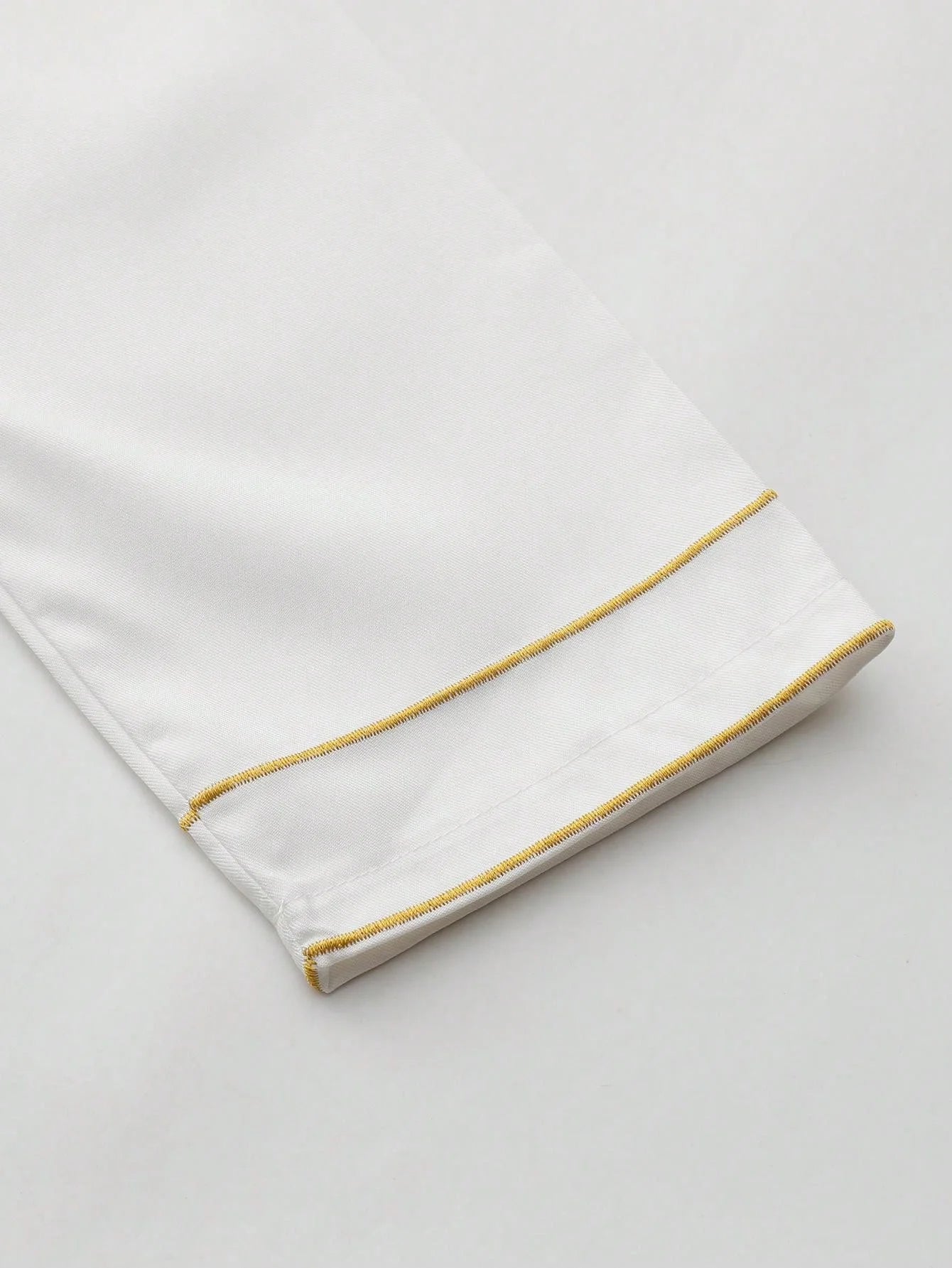 ثوب رجالي إسلامي عربي فاخر للرجال، بأكمام طويلة وياقة واقفة مطرزة، ثوب رجالي عربي