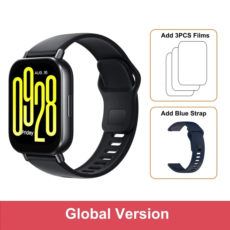 الإصدار العالمي من Xiaomi Redmi Watch 5 Active بشاشة 2 بوصة عمر بطارية يصل إلى 18 يومًا أكثر من 140 وضعًا للتمرين مكالمات بلوتوث 5ATM