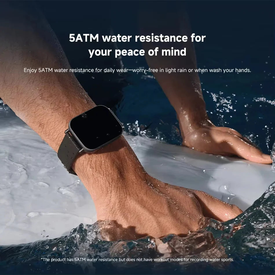 الإصدار العالمي من Xiaomi Redmi Watch 5 Active بشاشة 2 بوصة عمر بطارية يصل إلى 18 يومًا أكثر من 140 وضعًا للتمرين مكالمات بلوتوث 5ATM