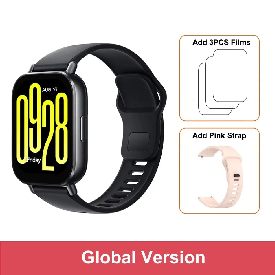 الإصدار العالمي من Xiaomi Redmi Watch 5 Active بشاشة 2 بوصة عمر بطارية يصل إلى 18 يومًا أكثر من 140 وضعًا للتمرين مكالمات بلوتوث 5ATM