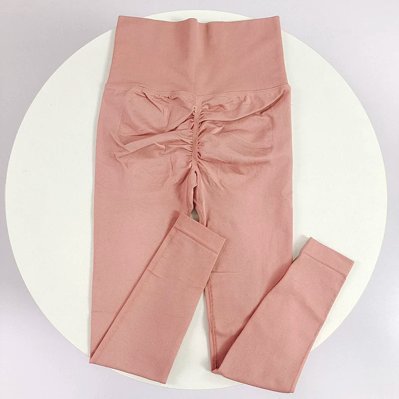 Seamless Yoga Leggings High Waist Push Up For Women Fitness