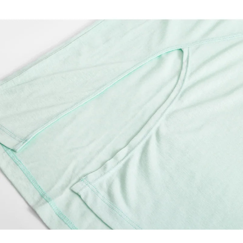 قمصان يوغا صيفية رفيعة للنساء من DRUR، فضفاضة وجيدة التهوية، مع فتحات جانبية، تي شيرت رياضي خفيف الوزن للجري، ملابس رياضية