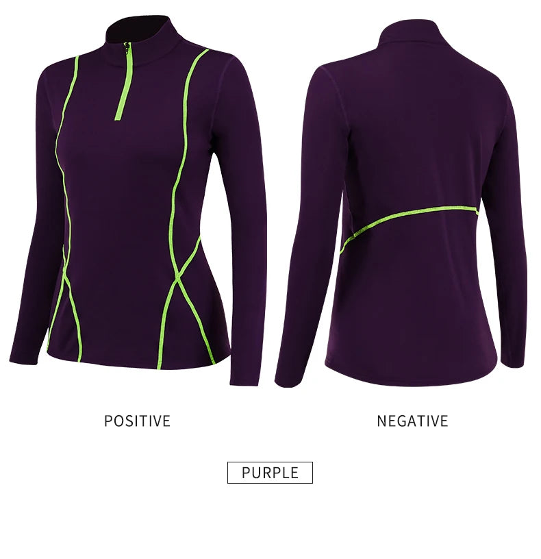 Women Long Sleeve Yoga Tops Fitness Yoga Top Gym Top Sports Wear For Women Push Up Running Top High Elastic Gym Clothes Shirts