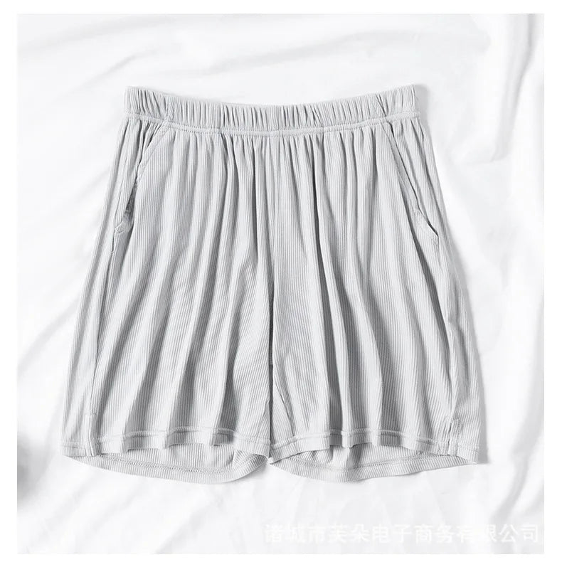 Thin Summer Loose Shorts Women's Home Wear Pant Elastic Waist Ladies Pajama Pants Modal Comfortable Sleepwear Pantalones Femme