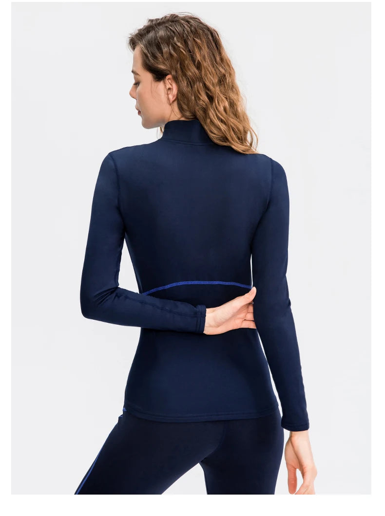 Women Long Sleeve Yoga Tops Fitness Yoga Top Gym Top Sports Wear For Women Push Up Running Top High Elastic Gym Clothes Shirts