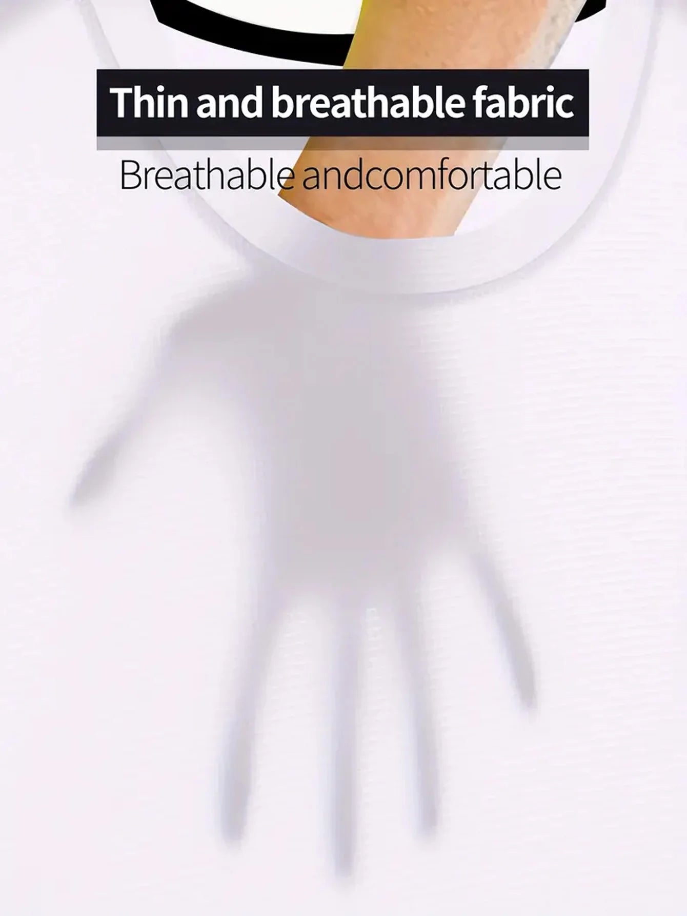 Six Pack Mens White Lightweight Quick Dry T Shirts For Gym