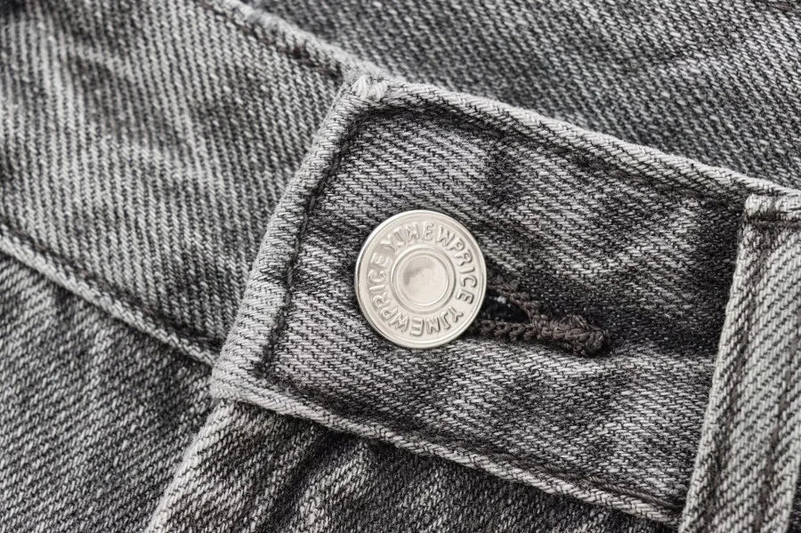 TRAF Wide-leg high-waisted jeans  women's classic everything with five pockets washed soft comfortable ultra-long jeans6045022