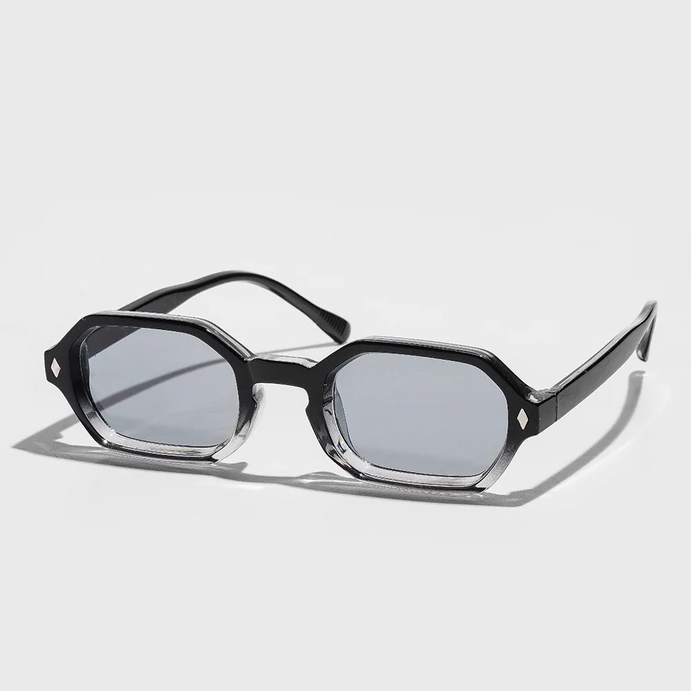 Men's and Women's Fashion Small Square Frame Sunglasses Outdoor Sports Shades UV400 Luxury Brand Design Popular Sun Glasses