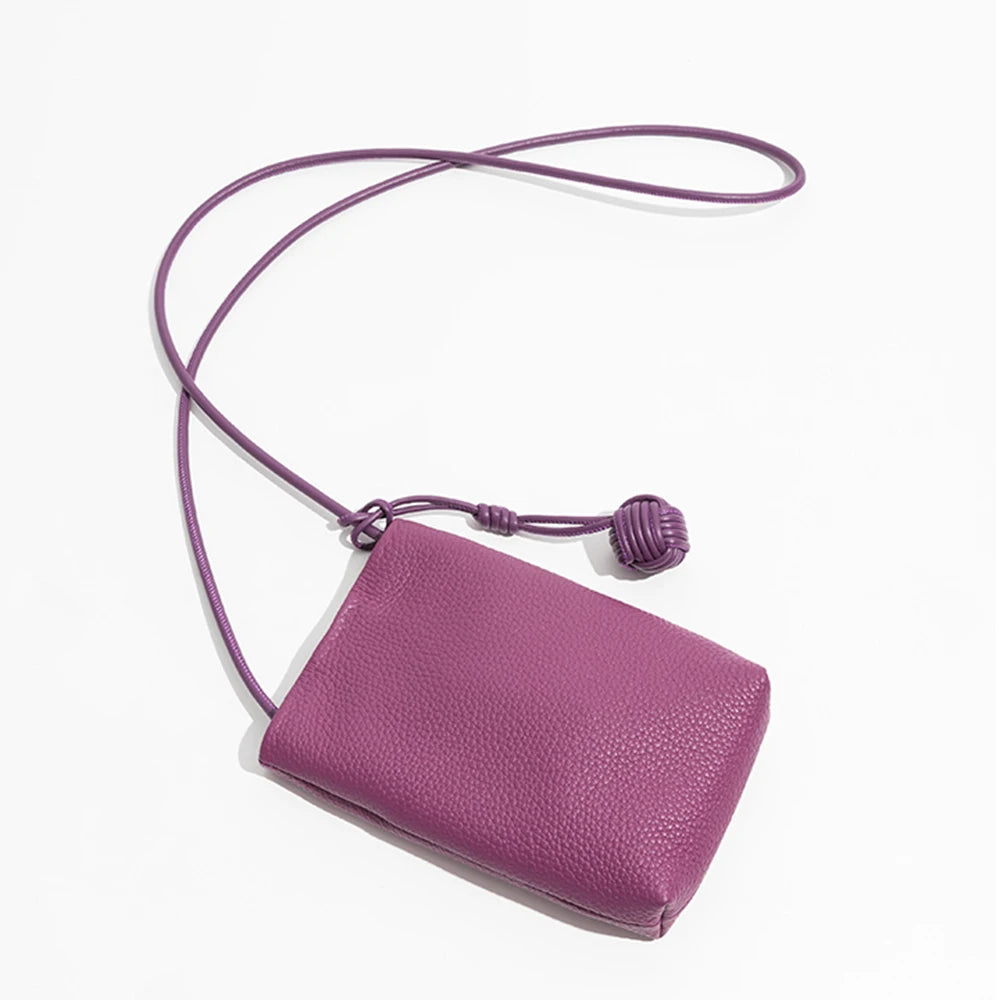 حقيبة كروس صغيرة من الجلد الطبيعي للنساء، حقيبة هاتف محمولة بنقشة أحرف أولية مخصصة، حقيبة يد منسوجة يدويًا، حقيبة يد صغيرة للسيدات، محفظة صغيرة قابلة للتخصيص 