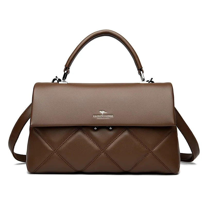Women's Bag New Trend Korean Handbags Designer Luxury Brand Ladies Shoulder Bags Soft Leather Fashion Versatile Crossbody Bags