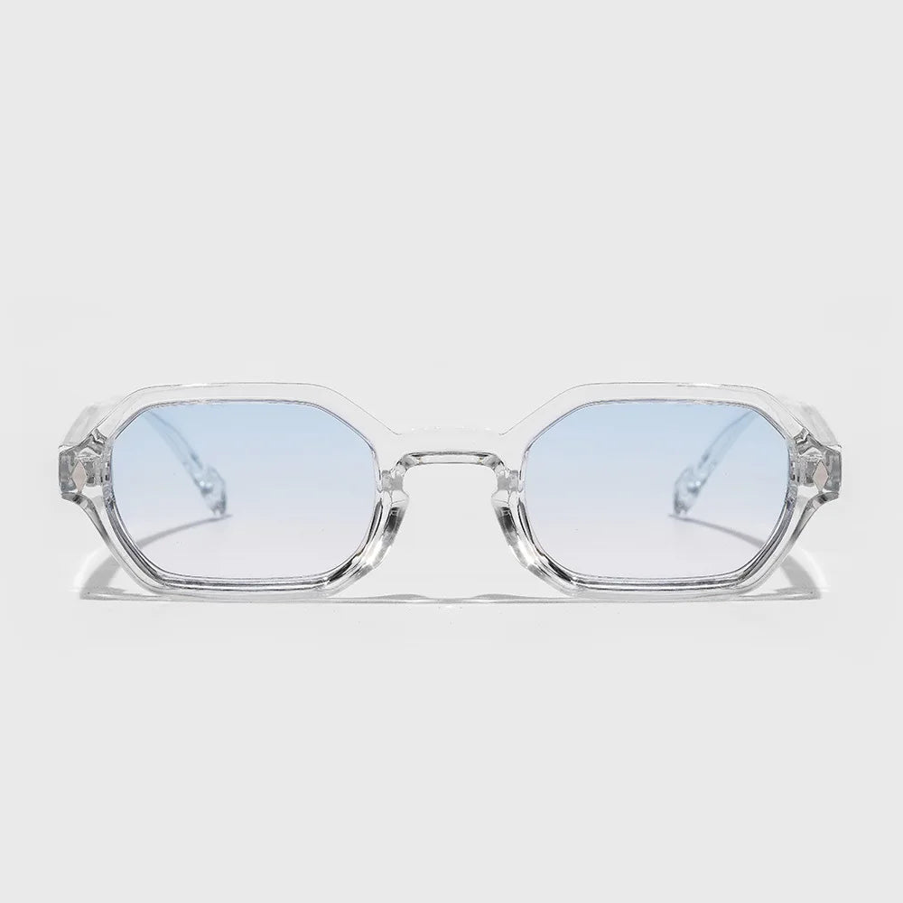 Men's and Women's Fashion Small Square Frame Sunglasses Outdoor Sports Shades UV400 Luxury Brand Design Popular Sun Glasses