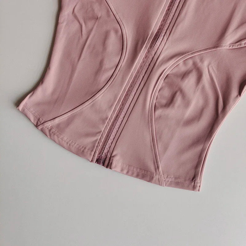 New Slim Winter Yoga Jacket for Women Coat Shirts Sports Waist Tightening Fitness Wear Long-sleeved Pilates Top Clothing