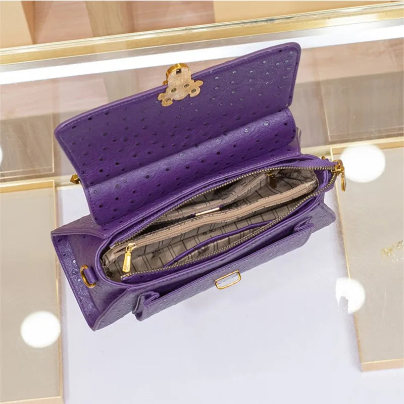 حقيبة يد نسائية ذات سعة كبيرة 2025 خريف وشتاء جديد عالي الجودة خفيف الوزن مصمم فاخر حقيبة كتف أنيقة 