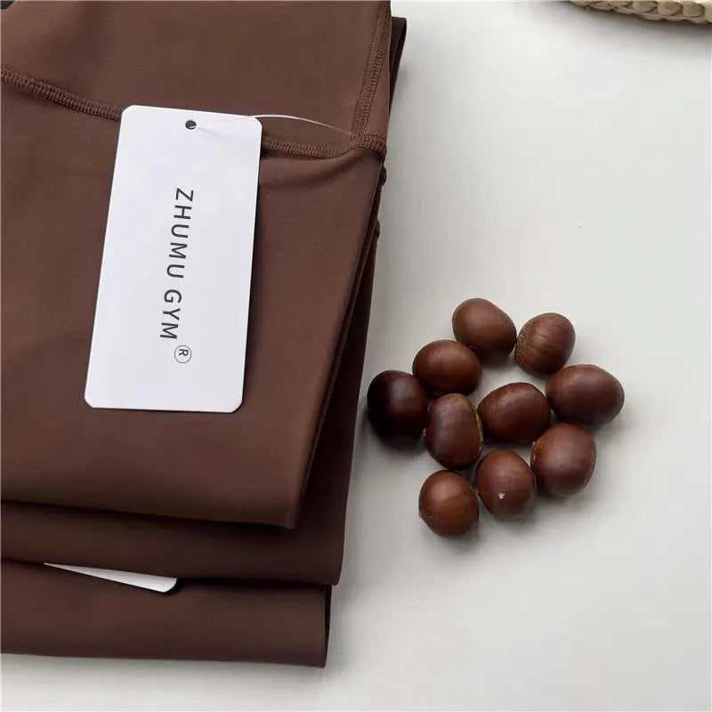 بنطلون رياضي نسائي بدون درزات عالي الخصر مرن سادة لممارسة اليوجا في صالة الألعاب الرياضية والركض سريع الجفاف بنطلون ضيق للنساء 