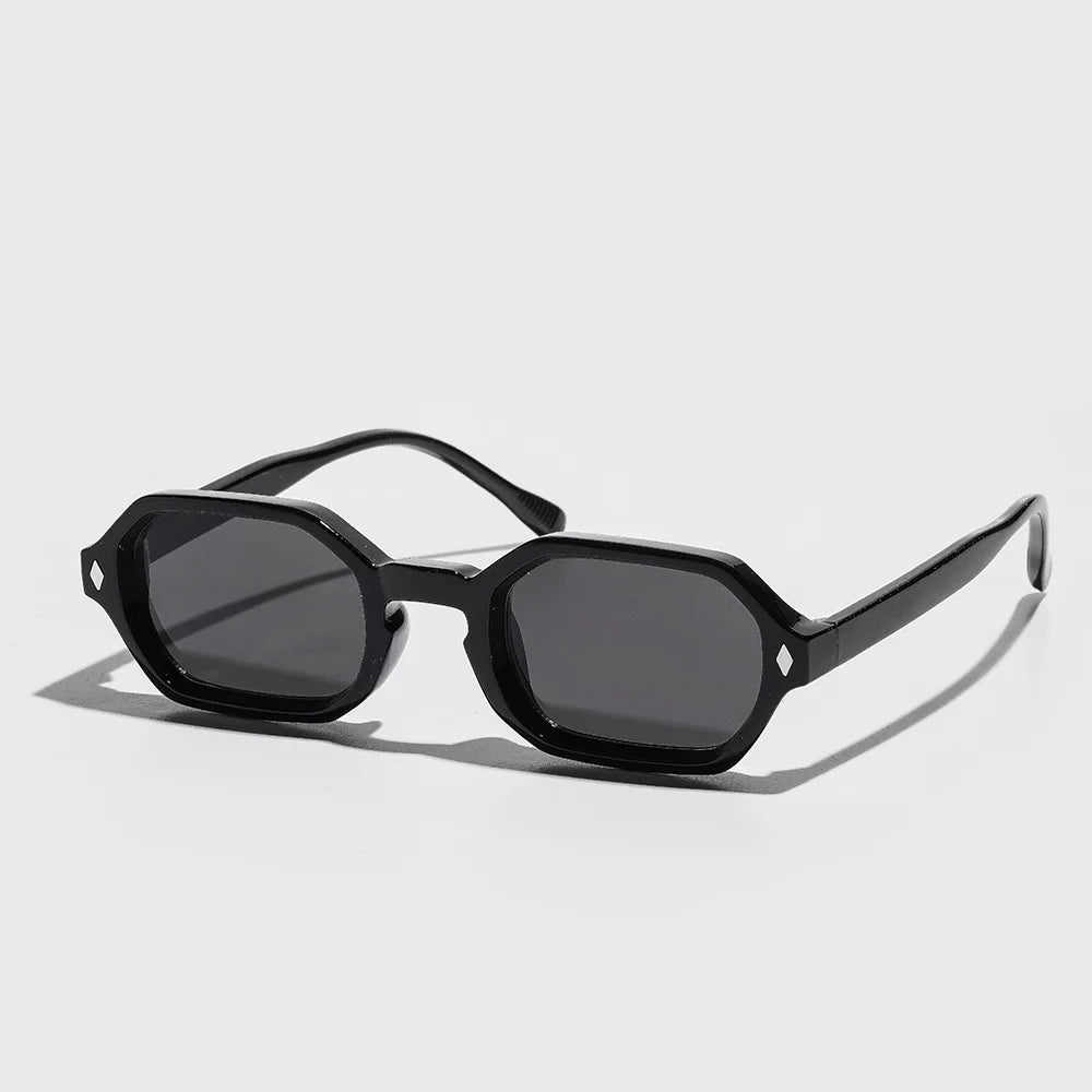 Men's and Women's Fashion Small Square Frame Sunglasses Outdoor Sports Shades UV400 Luxury Brand Design Popular Sun Glasses