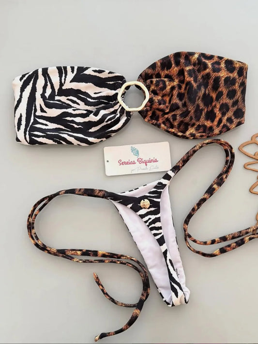 مجموعة بيكيني صغيرة مثيرة جديدة لعام 2025 ملابس سباحة نسائية برازيلية ملابس سباحة بكيني مثيرة للنساء 