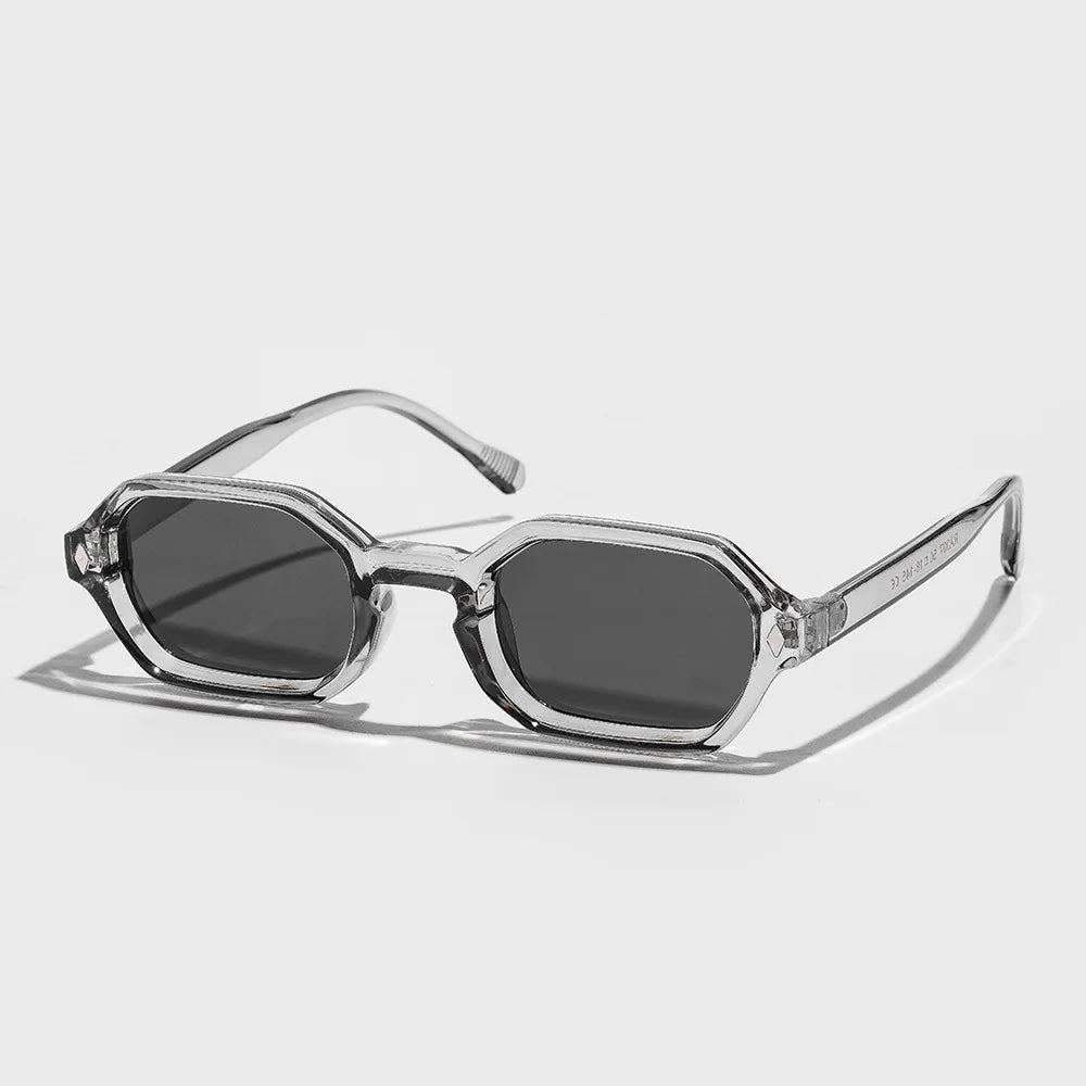 Men's and Women's Fashion Small Square Frame Sunglasses Outdoor Sports Shades UV400 Luxury Brand Design Popular Sun Glasses