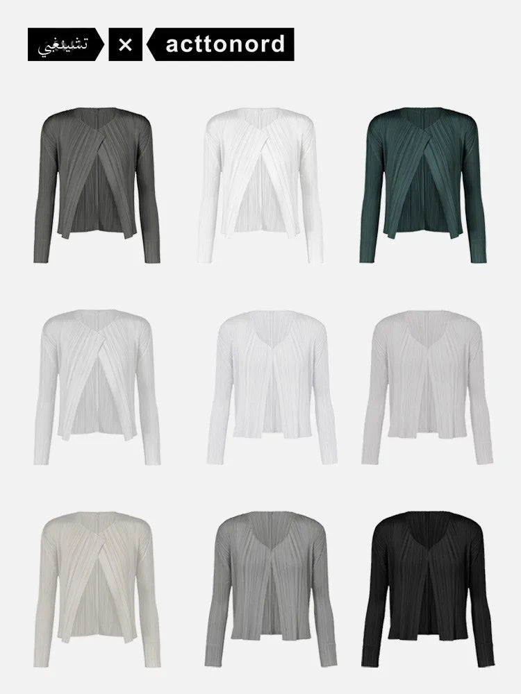 سترة نسائية من Qingbei مطوية رقيقة صيفية خارجية ملابس تكييف هواء واقية من الشمس معطف أورت سلي كوميت سلي