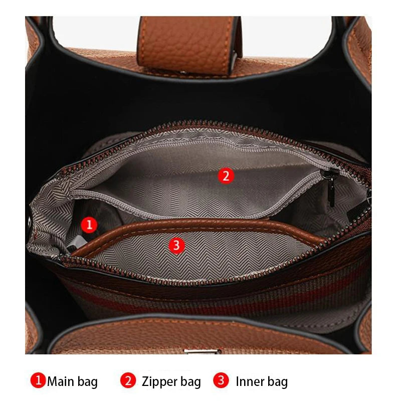 حقيبة توت للنساء من الجلد الطبيعي وحقائب كتف من القماش وحقائب هوبو أنيقة وحقائب يد كبيرة بحزام كتف قابل للتعديل 