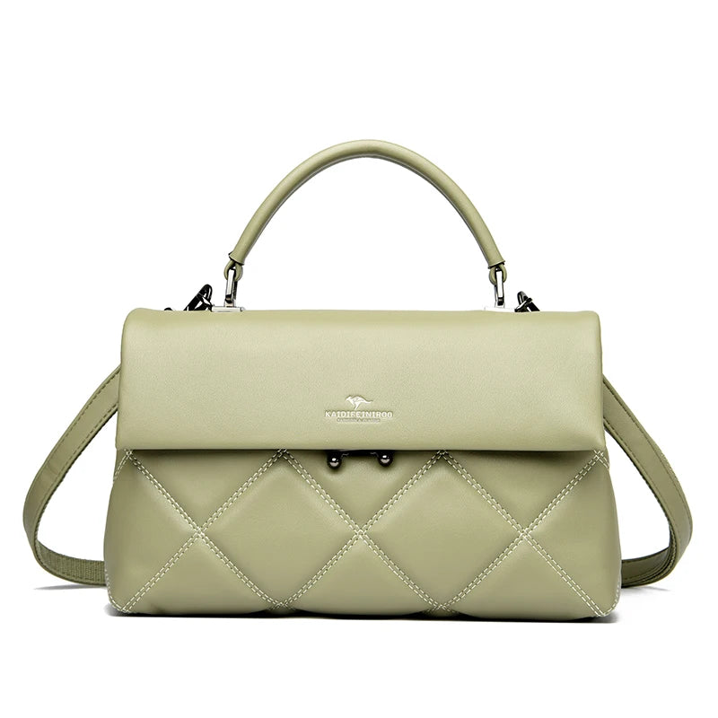 Women's Bag New Trend Korean Handbags Designer Luxury Brand Ladies Shoulder Bags Soft Leather Fashion Versatile Crossbody Bags