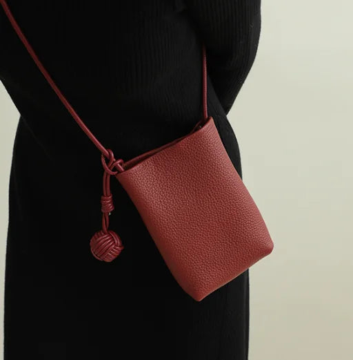 حقيبة كروس صغيرة من الجلد الطبيعي للنساء، حقيبة هاتف محمولة بنقشة أحرف أولية مخصصة، حقيبة يد منسوجة يدويًا، حقيبة يد صغيرة للسيدات، محفظة صغيرة قابلة للتخصيص 