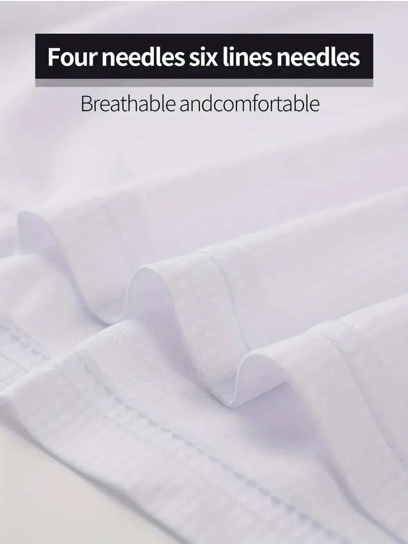 Six Pack Mens White Lightweight Quick Dry T Shirts For Gym