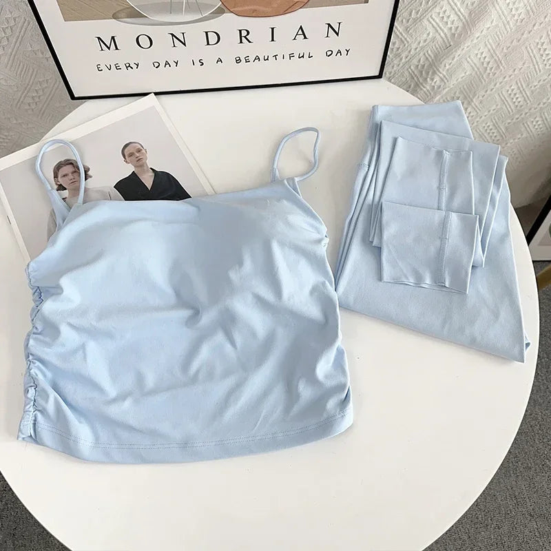 ملابس يوجا نسائية مكونة من قطعتين، بدلة رياضية، ملابس رياضية، ملابس بيلاتيس، ملابس لياقة بدنية، ملابس تمارين رياضية، حمالة صدر رياضية، بدلة ليجنز 