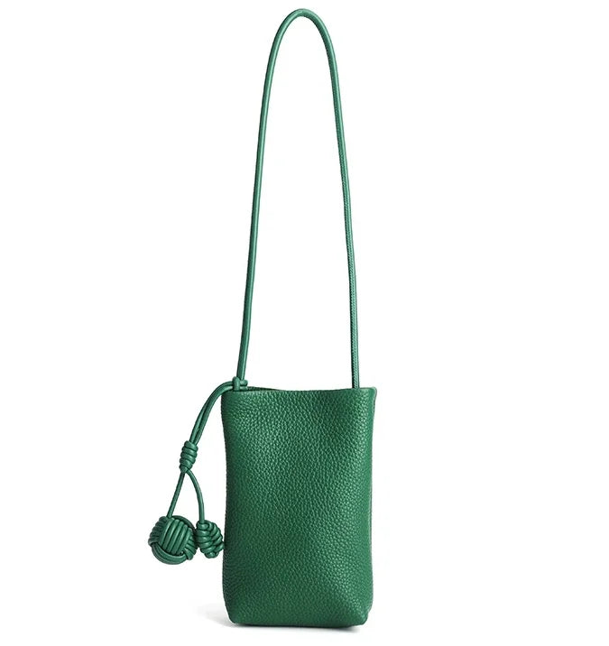 حقيبة كروس صغيرة من الجلد الطبيعي للنساء، حقيبة هاتف محمولة بنقشة أحرف أولية مخصصة، حقيبة يد منسوجة يدويًا، حقيبة يد صغيرة للسيدات، محفظة صغيرة قابلة للتخصيص 