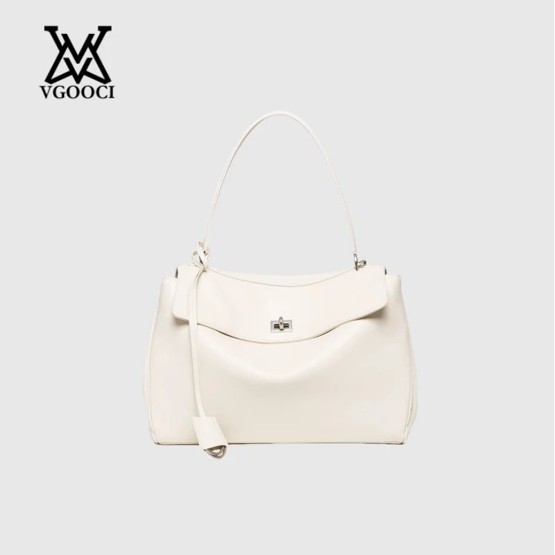 حقيبة روديو جديدة، حقيبة جلدية أصلية، حقيبة حمل نسائية، سعة كبيرة، قفل متقدم، حقيبة أنيقة عالية الحساسية تحت الإبط 